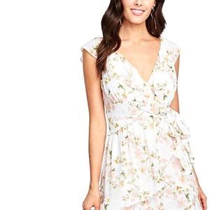 Rachel Roy gorgeous floral flowy bridesmaid dress
